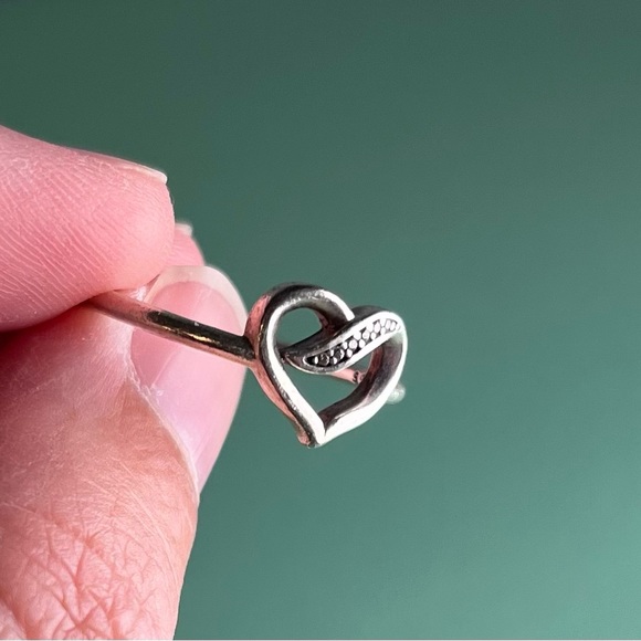 Pandora Dream of Love Heart Ring in Sterling Silver 925, Woman Ring Size Size 7 - Picture 2 of 5